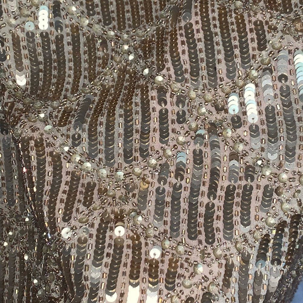 Arden B Gold Sequined Mini Dress - Picture 5 of 7